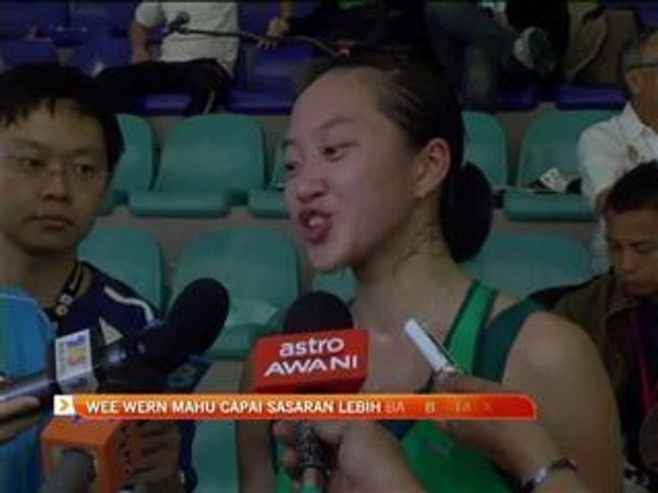 Wee Wern mahu capai sasaran lebih baik