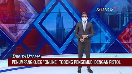 Pengemudi Ojek Online Ditodong Pistol Air Softgun oleh Penumpang Mabuk