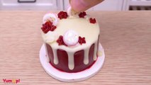 Sweet Miniature Cake Decorating For Women's Day | Beautiful Tiny Red Velvet Cake Recipe