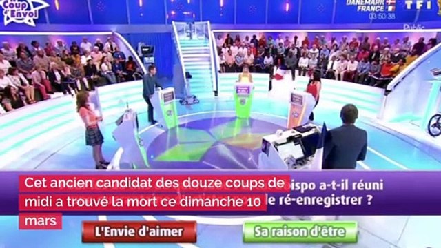 Les douze coups de midi : Bastien Payet, un ancien candidat, a été tué lors d'une bagarre