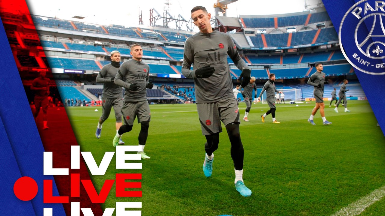 Replay :  Veille de match à Bernabeu avant Real Madrid - Paris Saint-Germain