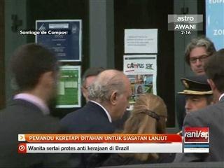 Pemandu keretapi ditahan untuk siasatan lanjut