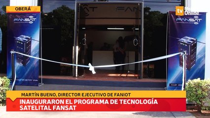 Inauguraron el programa de tecnología satelital FanSAT