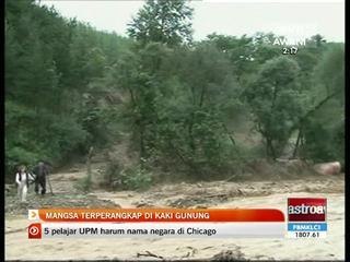 Mangsa terperangkap di kaki gunung