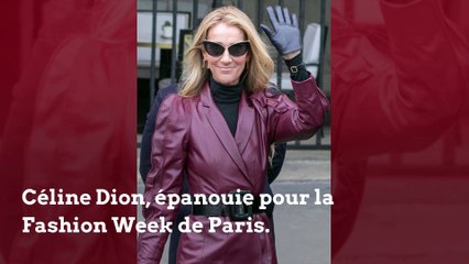 Céline Dion, épanouie pour la Fashion Week de Paris