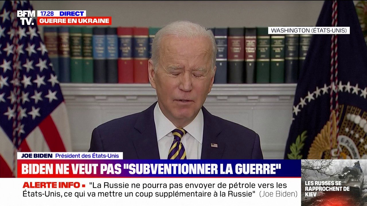 Joe Biden: "Les États-Unis partageront la responsabilité de l'accueil des réfugiés" ukrainiens