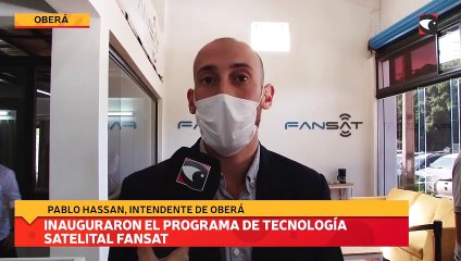 Inauguraron el programa de tecnología satelital FanSAT