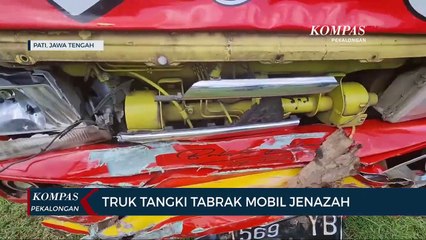 Truk Tangki Tabrak Mobil Jenazah, Satu Orang Meninggal