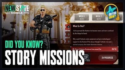 Did You Know: Story Missions | NEW STATE MOBILE