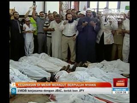 Keganasan di Mesir meragut berpuluh nyawa