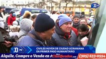 Civiles huyen de ciudad ucraniana en primer paso humanitario | El Diario en 90 segundos