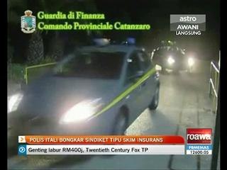 Polis Itali bongkar sindiket tipu skim insurans