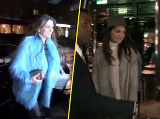 Vidéo : Fashion Week de Berlin : Liz Hurley et Katie Holmes se croisent au Sra Bua
