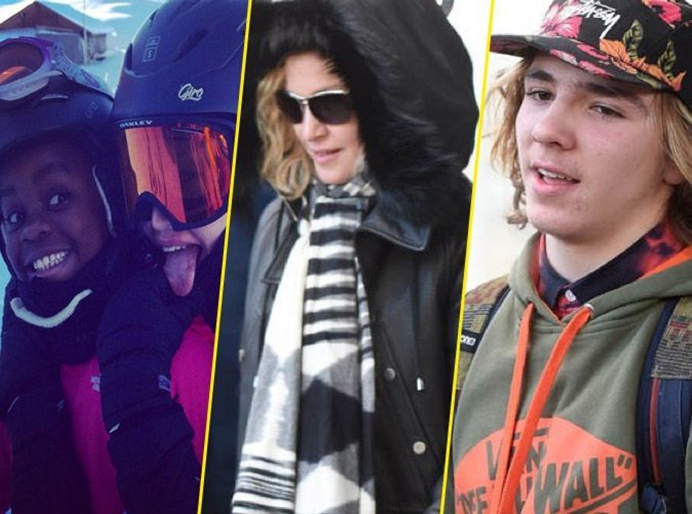 Exclu Vidéo : Madonna : l'album souvenir de ses luxueuses vacances au ski en Suisse !