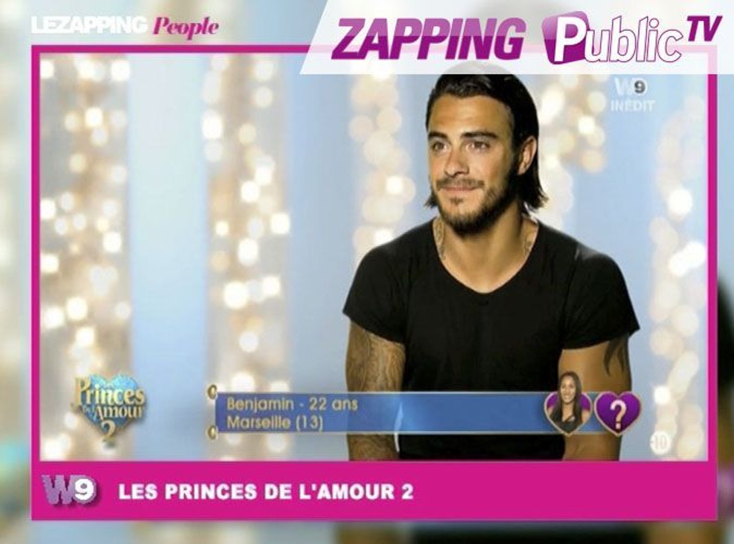 Benjamin Les Princes De Lamour Zapping Public TV n°821 : Benjamin (Les princes de l'amour) : "Je vois une  poitrine arriver !" - Vidéo Dailymotion