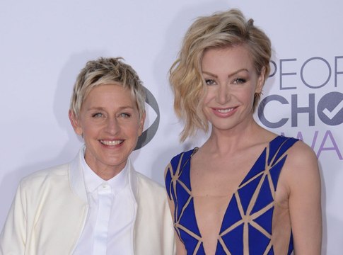 Exclu Vidéo : Portia De Rossi et Ellen Degeneres : un couple heureux au People's Choice Awards
