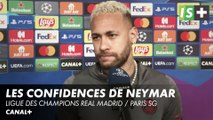 Neymar se confie à Olivier Tallaron - Ligue des Champions Real Madrid / Paris SG