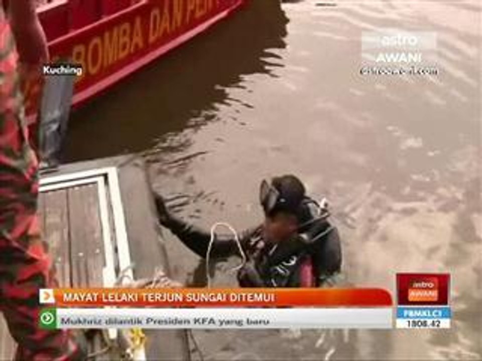 Mayat lelaki terjun sungai ditemui