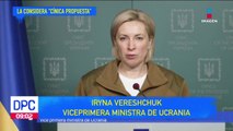 Ucrania rechaza corredores humanitarios hacia Bielorrusia y Rusia