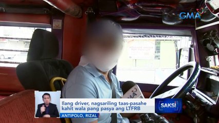 Ilang driver, nagsariling taas-pasahe kahit wala pang pasya ang LTFRB | Saksi