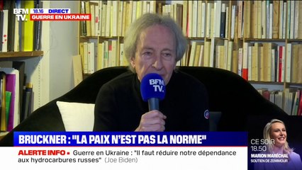 Pascal Bruckner à propos de Vladimir Poutine: "Il faut parler à l'ogre, il faut lui parler jusqu'au bout"