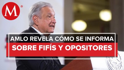 Choferes, chefs y meseros de los fifís nos mandan información: AMLO