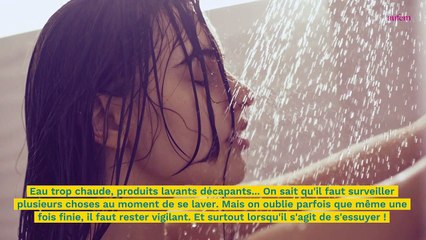 Cette erreur à ne pas faire avec une serviette après la douche