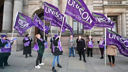 Glasgow's equal pay campaigners highlight their case on International Women's Day