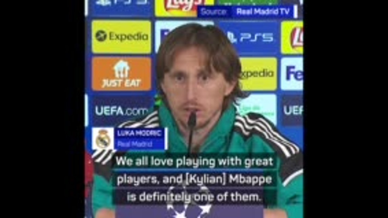 Luka Modric admits desire to play with Kylian Mbappe in the future
