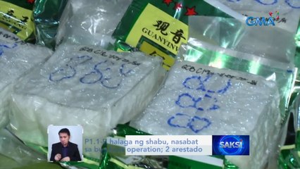P1-B halaga ng shabu, nasabat sa buy-bust operation; 2 arestado | Saksi