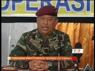 Pengganas wanita diberkas, seorang dibunuh