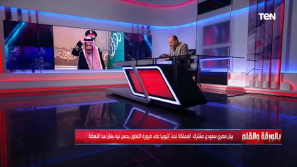 بيان مصري سعودي مشترك: المملكة تحث إثيوبيا على ضرورة التعاون بحسن نية بشأن سد النهضة