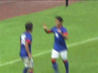 Harimau Malaya squad's first win