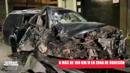 Conductor de una camioneta SUV en estado de ebriedad, destrozó su unidad en San Juan de Dios