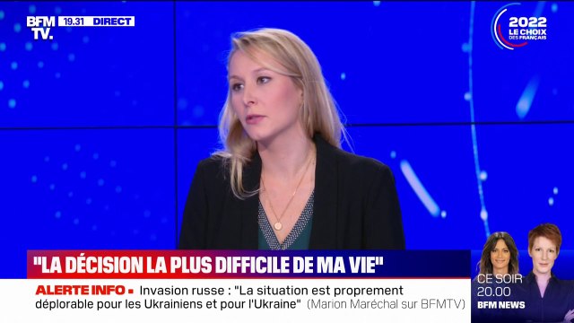 Marion Maréchal: Rejoindre Éric Zemmour a été la décision la plus difficile de ma vie