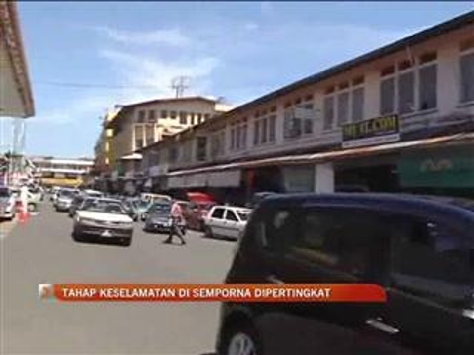 Tahap keselamatan di Semporna dipertingkat
