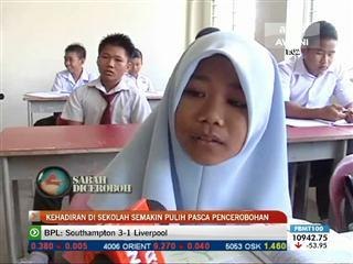 Kehadiran pelajar di sekolah semakin pulih