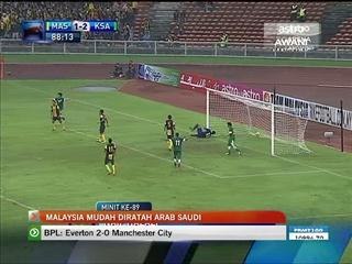 Malaysia tewas kepada Arab Saudi 1-4