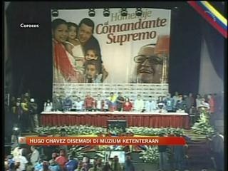 Hugo Chavez disemadi di muzium ketenteraan