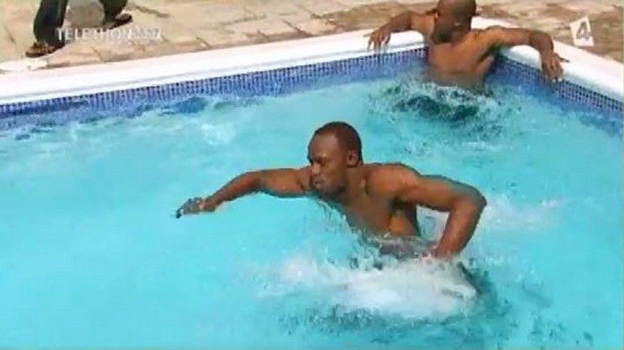 Zapping Sport 15/12 : Usain Bolt, le roi des piscines !