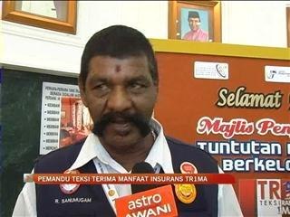 Pemandu teksi terima manfaat insurans TR1MA