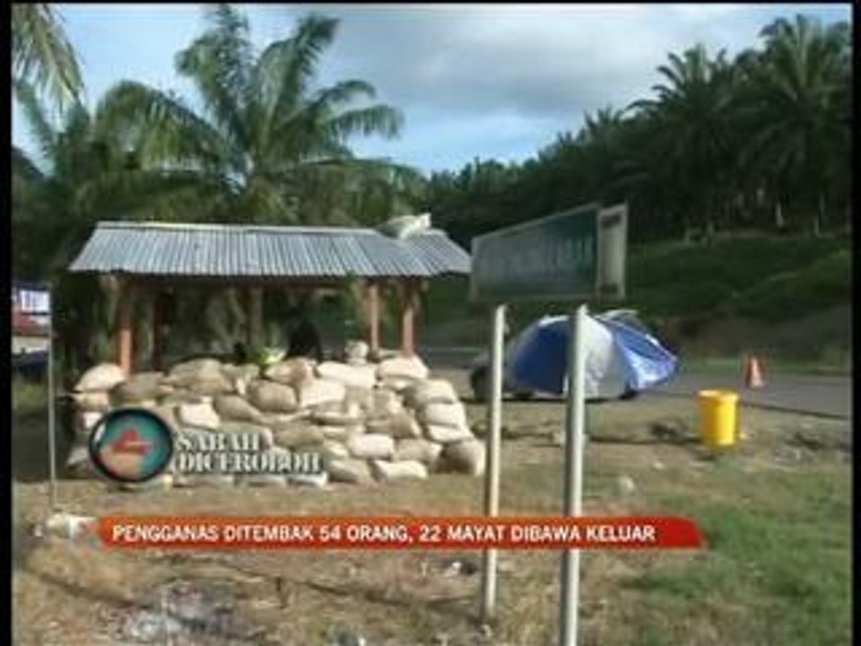 54 orang pengganas berjaya ditembak