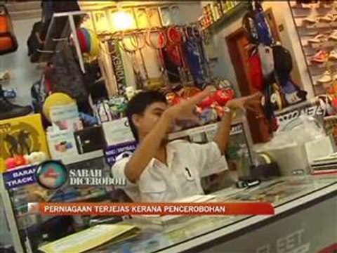 Perniagaan terjejas kerana pencerobohan