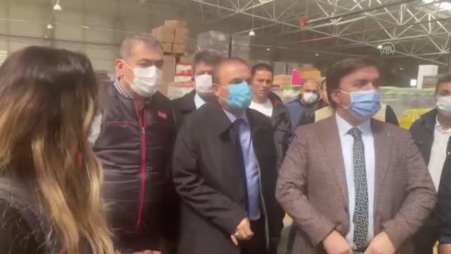 Aksaray Valisi Hamza Aydoğdu, stokçuluk ve fahiş fiyat denetimi yaptı