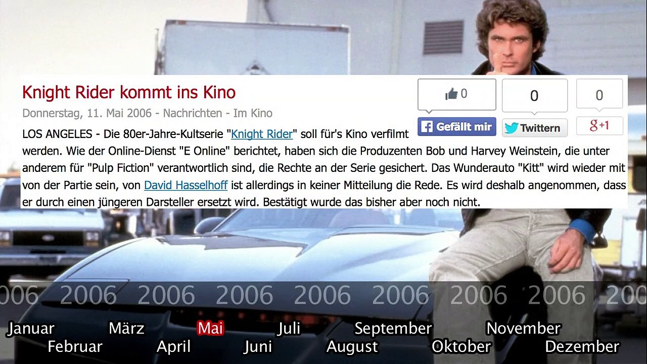 Was bisher geschah... alle wichtigen News zu 'Knight Rider' auf einen Blick!