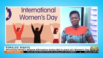 Female’s Rights: Reviewing Ghana’s delayed Affirmative Action Bill to mark Int’l Women’s Day – The Big Agenda on Adom TV (8-3-22)