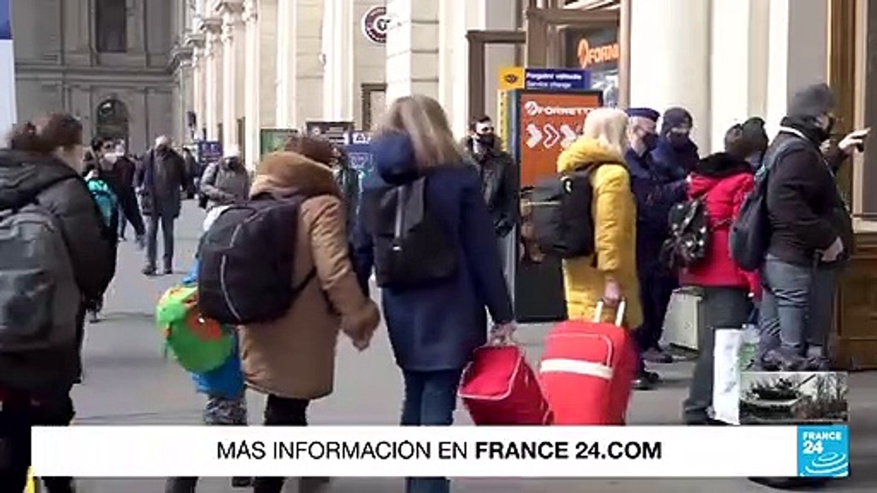 Latinos en Europa se solidarizan con quienes huyen de Ucrania