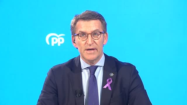 Feijóo sobre Ucrania: Esto es una tragedia humana, una violación de los derechos humanos y una guerra a las puertas de Europa