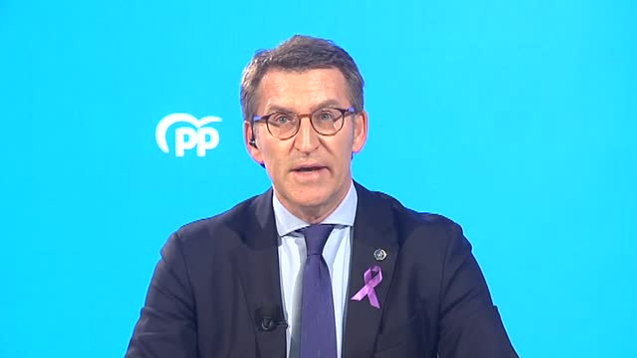 Feijóo sobre Ucrania: "Esto es una tragedia humana, una violación de los derechos humanos y una guerra a las puertas de Europa"