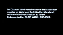 Blair Witch Project Trailer DF